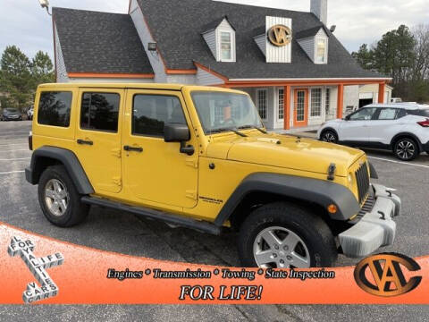 2015 Jeep Wrangler Unlimited for sale at VA Cars Inc in Richmond VA