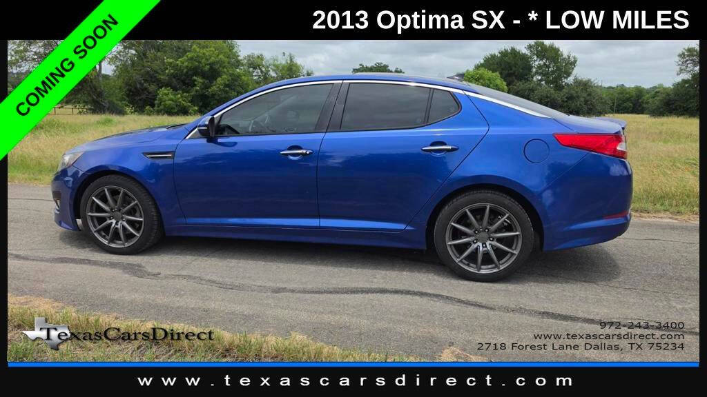 Blue 2013 Kia Optima SX SX 4dr Sedan 2