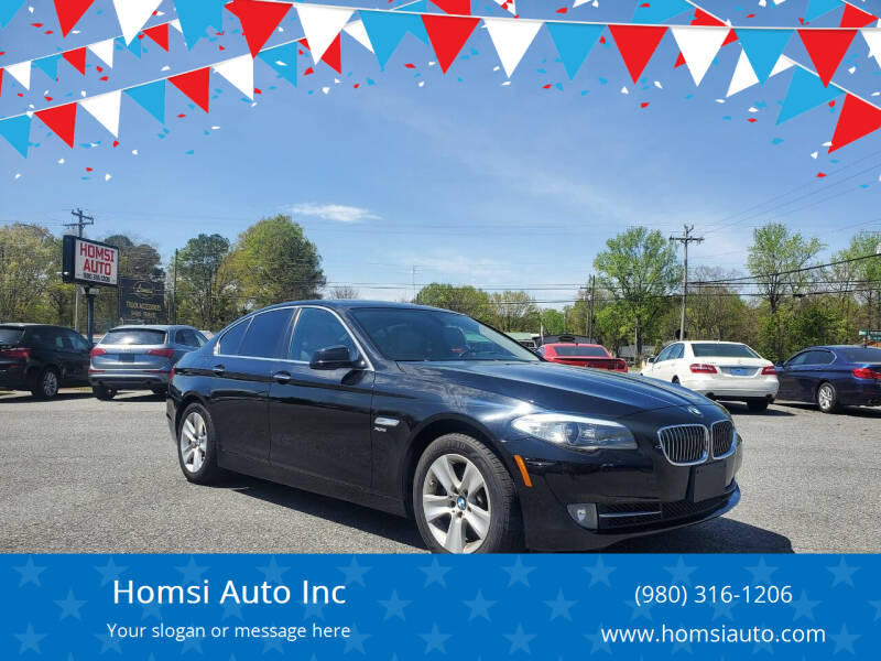 2012 BMW 5 Series for sale at Homsi Auto Inc in Kannapolis NC