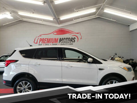 2019 Ford Escape for sale at Premium Motors in Villa Park IL