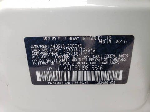 2017 Subaru WRX Premium