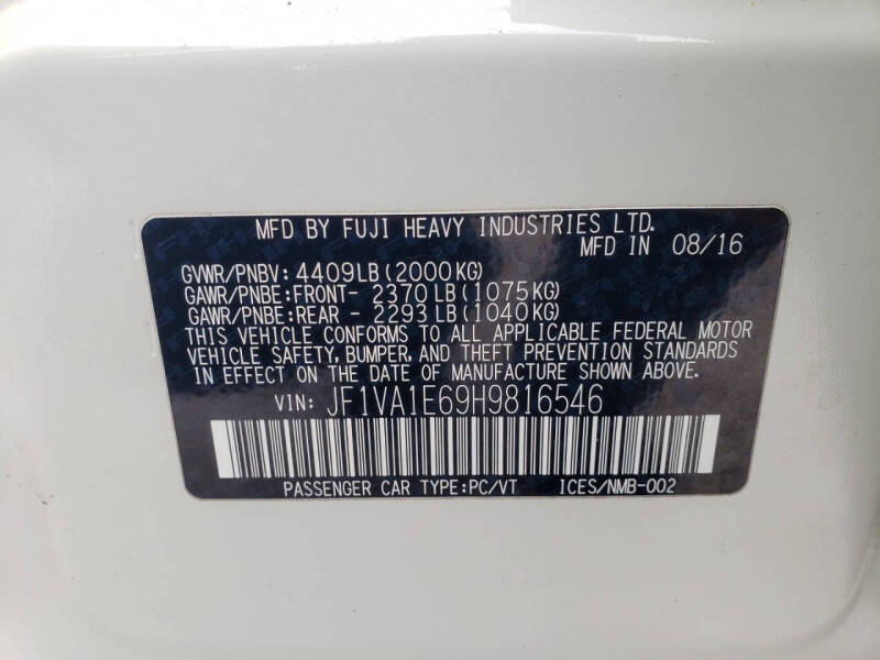 2017 Subaru WRX Premium