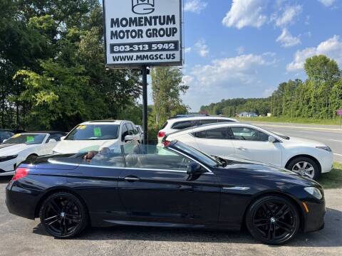 2012 BMW 6 Series for sale at Momentum Motor Group in Lancaster SC