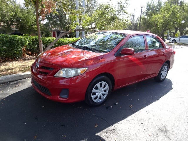 2013 Toyota Corolla for sale at DONNY MILLS AUTO SALES in Largo FL