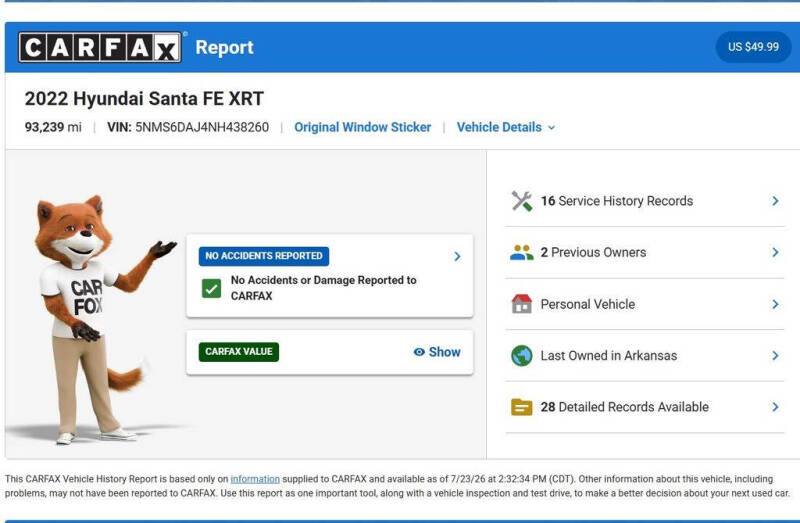 2022 Hyundai Santa Fe XRT