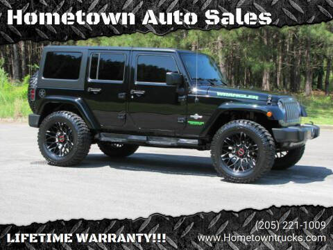 2015 Jeep Wrangler Unlimited for sale at Hometown Auto Sales - SUVS in Jasper AL