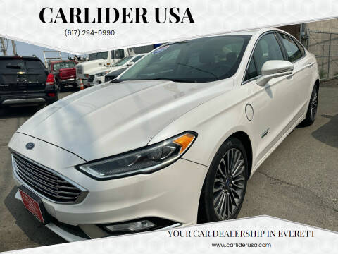 2017 Ford Fusion Energi for sale at Carlider USA in Everett MA