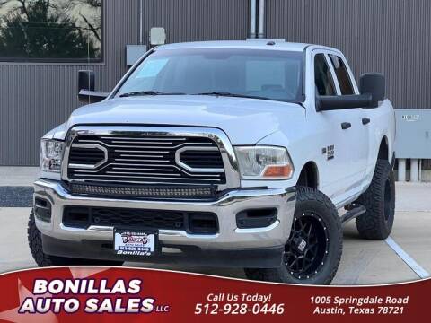 2018 RAM 2500 for sale at Bonillas Auto Sales in Austin TX
