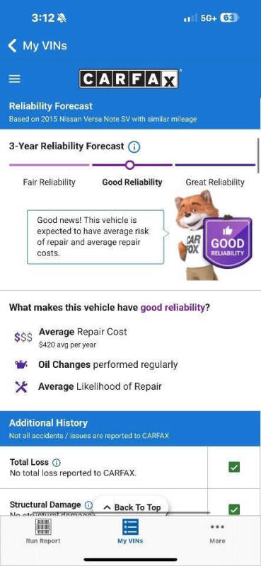 2015 Nissan Versa Note SV