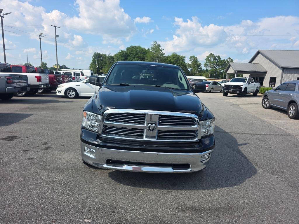 Black 2012 Ram 1500 SLT 4x2 SLT 4dr Crew Cab 5.5 ft. SB Pickup 1