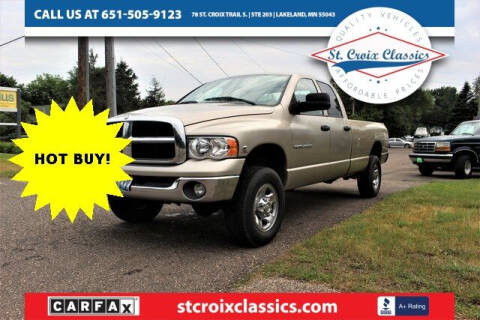 2004 Dodge Ram Pickup 2500 for sale at St. Croix Classics in Lakeland MN