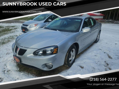 2004 Pontiac Grand Prix for sale at SUNNYBROOK USED CARS in Menahga MN