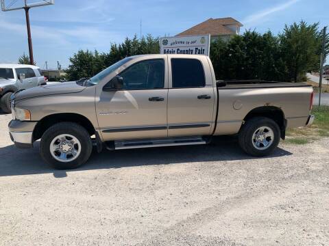 2002 Dodge Ram Pickup 1500 for sale at GREENFIELD AUTO SALES in Greenfield IA