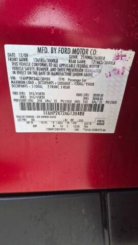 2010 Ford Taurus SHO