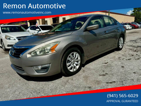 2013 Nissan Altima for sale at Remon Automotive in Saint Petersburg FL