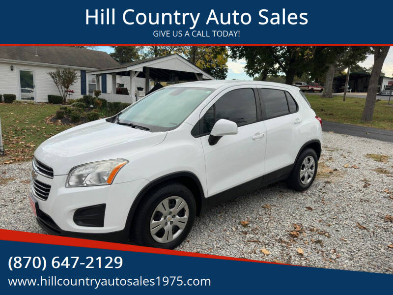 2016 Chevrolet Trax for sale at Hill Country Auto Sales in Maynard AR