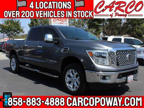 2016 Nissan Titan XD for sale at CARCO SALES & FINANCE - CARCO OF POWAY in Poway CA