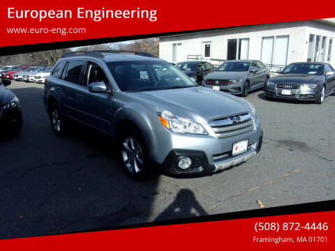 2014 Subaru Outback for sale at European Engineering in Framingham MA