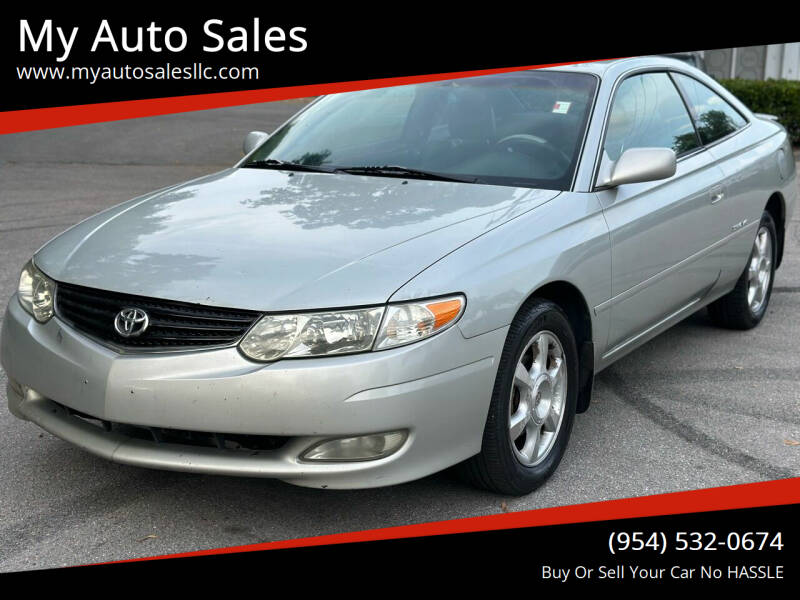 2002 Toyota Camry Solara for sale at My Auto Sales in Margate FL