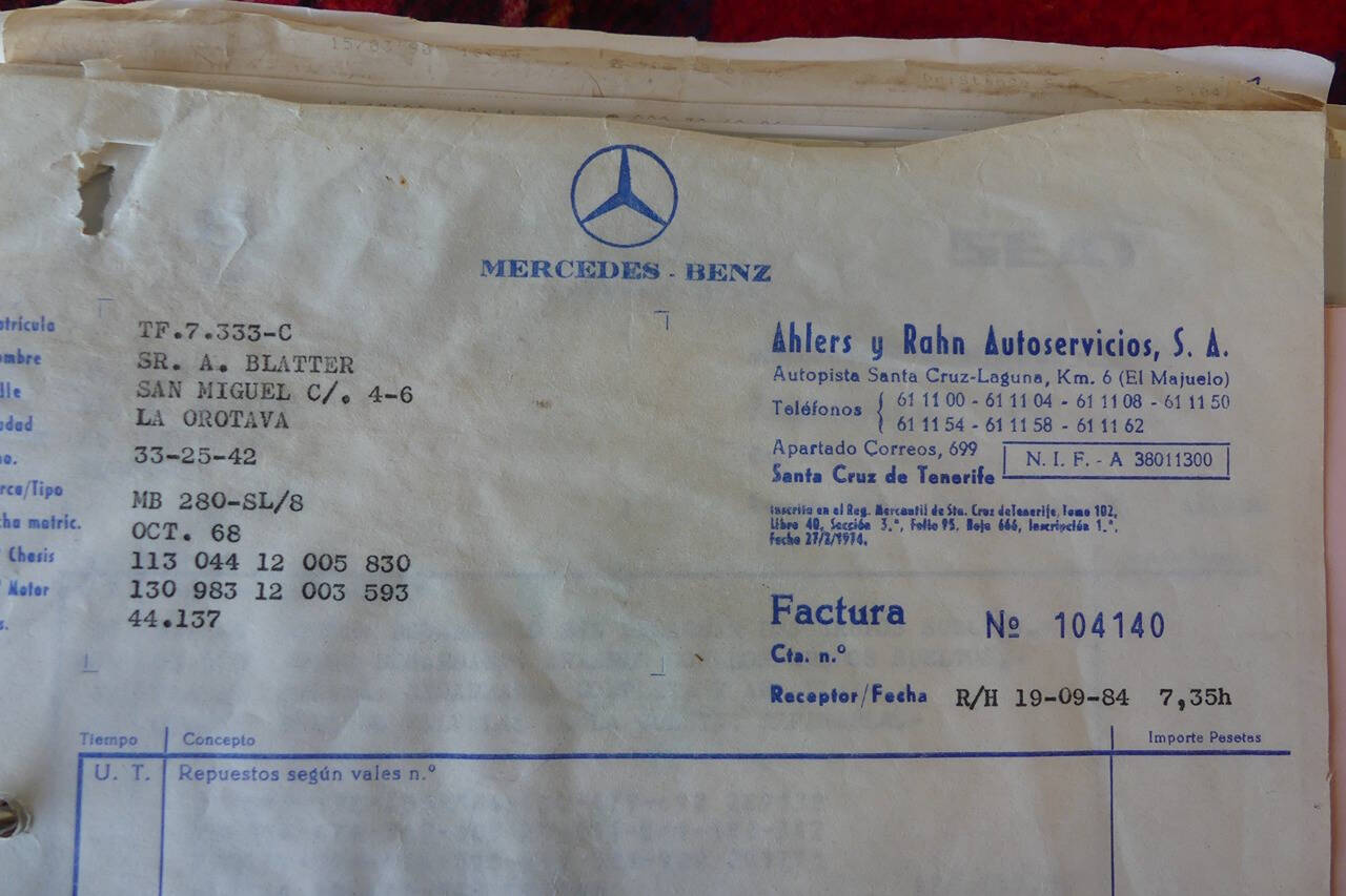 1968 Mercedes-Benz 280SL for sale at Flemingstoke in Costa Mesa, CA