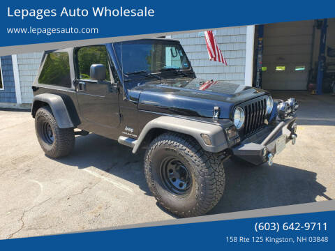 2005 Jeep Wrangler for sale at Lepages Auto Wholesale in Kingston NH