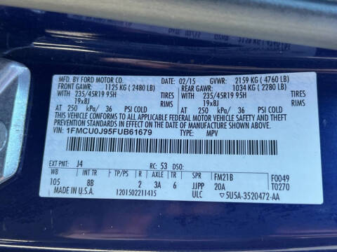 2015 Ford Escape Titanium