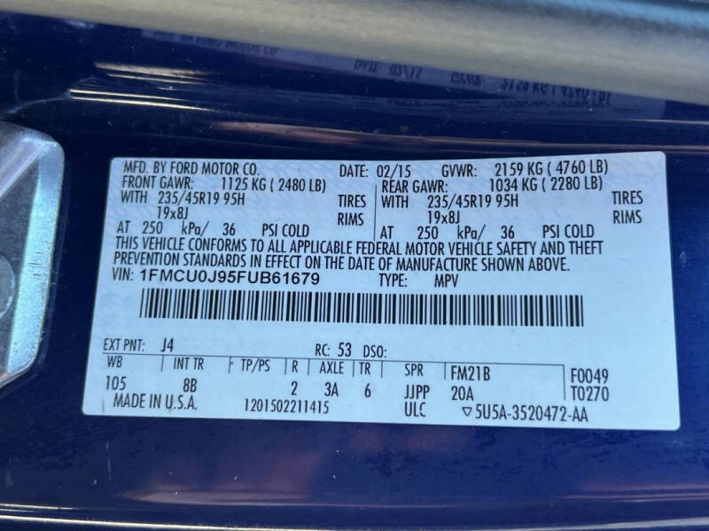 2015 Ford Escape Titanium