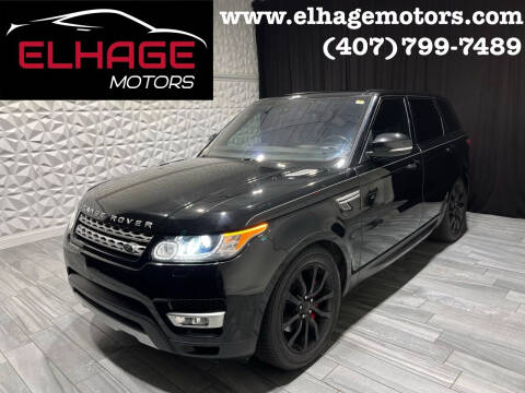 2016 Land Rover Range Rover Sport for sale at Elhage Motors in Orlando FL