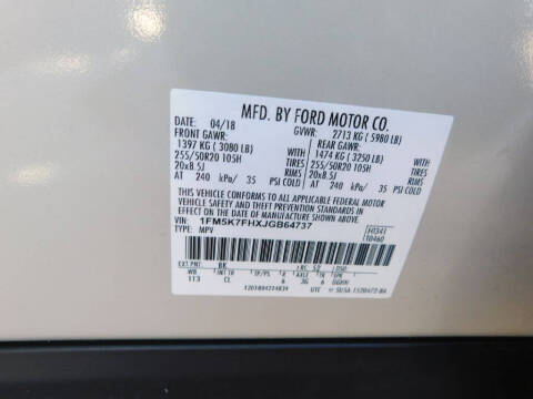 2018 Ford Explorer Limited