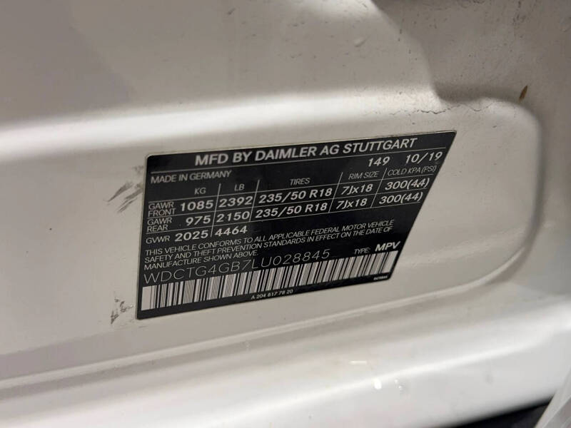 2020 Mercedes-Benz GLA GLA 250 4MATIC