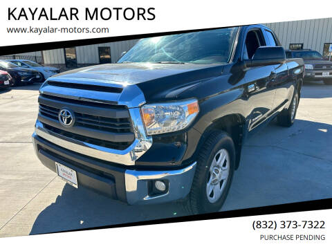 2014 Toyota Tundra for sale at KAYALAR MOTORS SUPPORT CENTER in Houston TX