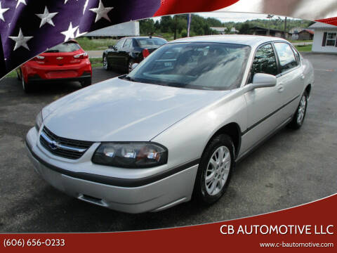 2004 Chevrolet Impala for sale at CB Automotive LLC in Corbin KY