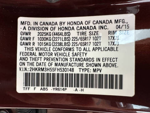 2015 Honda CR-V EX
