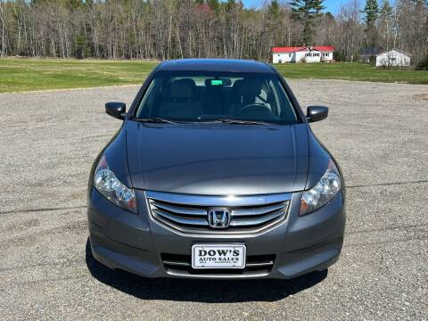 2012 Honda Accord for sale at DOW'S AUTO SALES in Palmyra ME