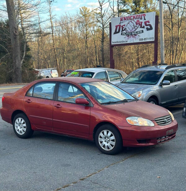 2004 Toyota Corolla for sale at Knockout Deals Auto Sales in West Bridgewater MA