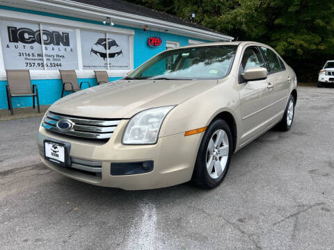 2008 Ford Fusion for sale at ICON AUTO SALES in Chesapeake VA