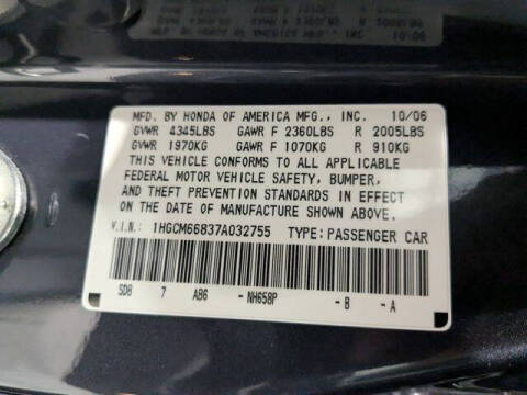 2007 Honda Accord EX-L V-6 w/Navi