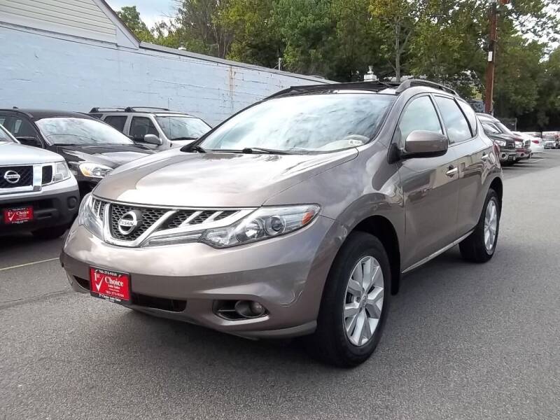 2012 Nissan Murano for sale at 1st Choice Auto Sales in Fairfax VA
