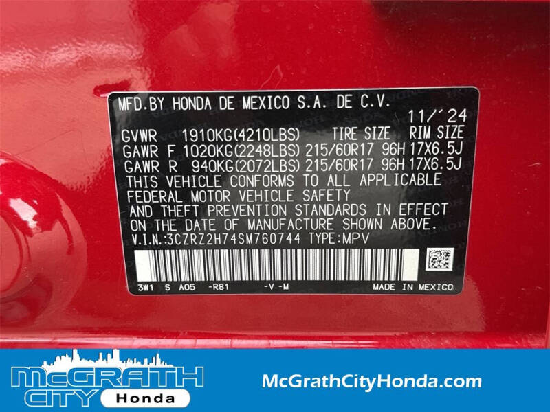 2025 Honda HR-V EX-L