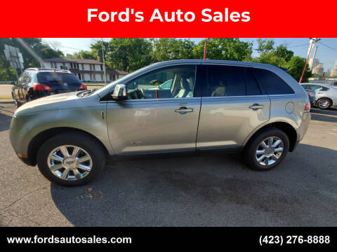 2008 Lincoln MKX for sale at Ford's Auto Sales in Kingsport TN