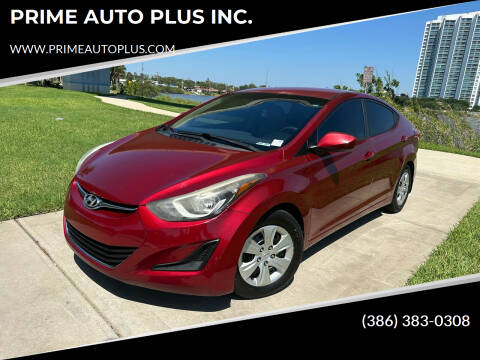 2016 Hyundai Elantra for sale at PRIME AUTO PLUS INC. in Daytona Beach FL