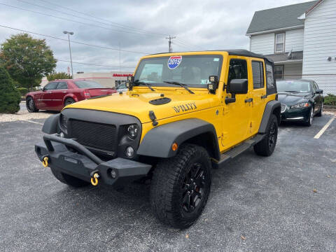 2015 Jeep Wrangler Unlimited for sale at South Hanover Auto Sales in Hanover PA