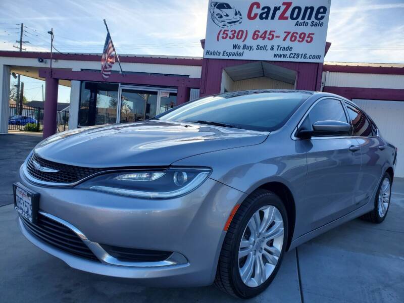 2016 Chrysler 200 for sale at CarZone in Marysville CA