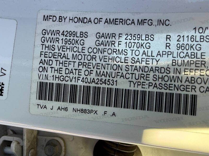 2018 Honda Accord EX