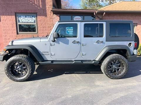 2013 Jeep Wrangler Unlimited for sale at R C Motors in Lunenburg MA
