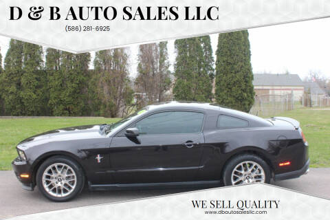 2012 Ford Mustang for sale at D & B Auto Sales LLC in Washington MI