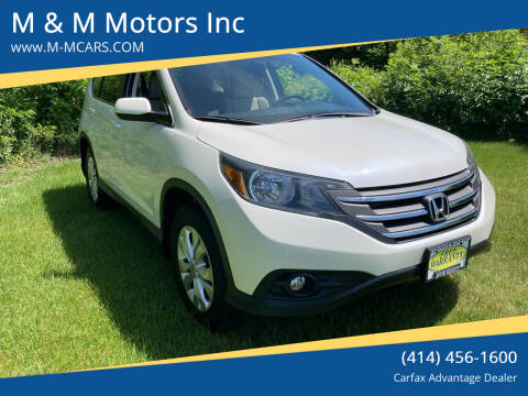 2013 Honda CR-V for sale at M & M Motors Inc in West Allis WI