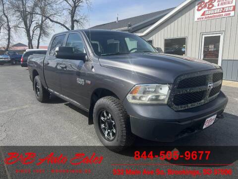 2016 RAM 1500 for sale at B & B Auto Sales in Brookings SD
