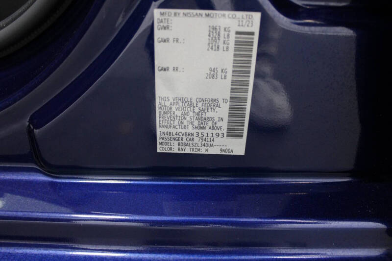 2024 Nissan Altima 2.5 SR