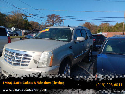 2007 Cadillac Escalade for sale at TMAC Auto Sales & Window Tinting in Durham NC